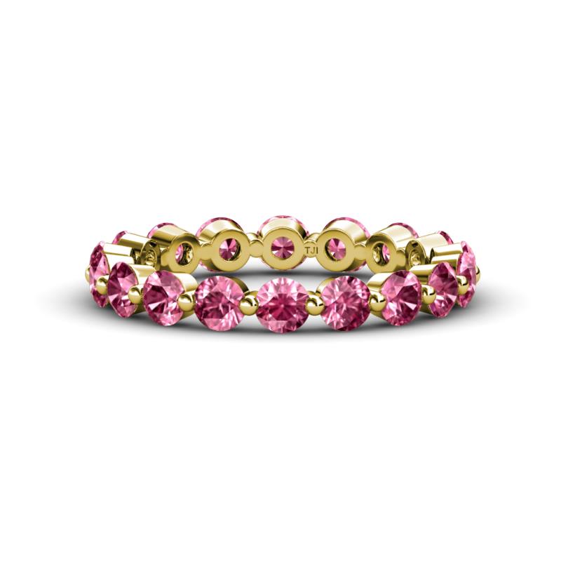 Valerie 3.50 mm Pink Tourmaline Eternity Band 