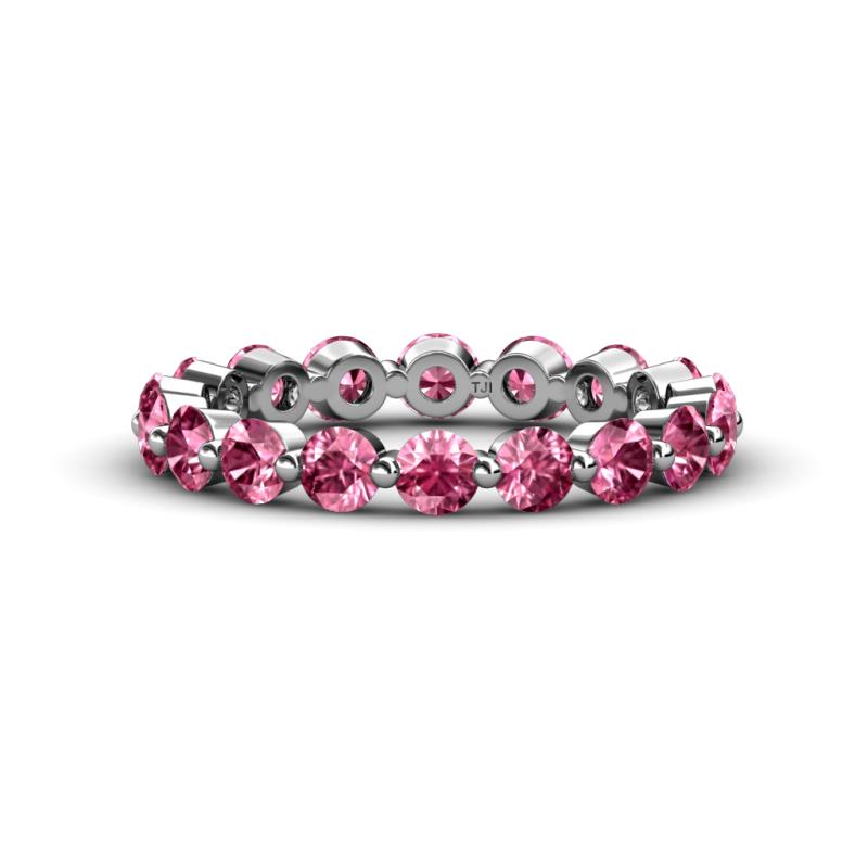 Valerie 3.50 mm Pink Tourmaline Eternity Band 