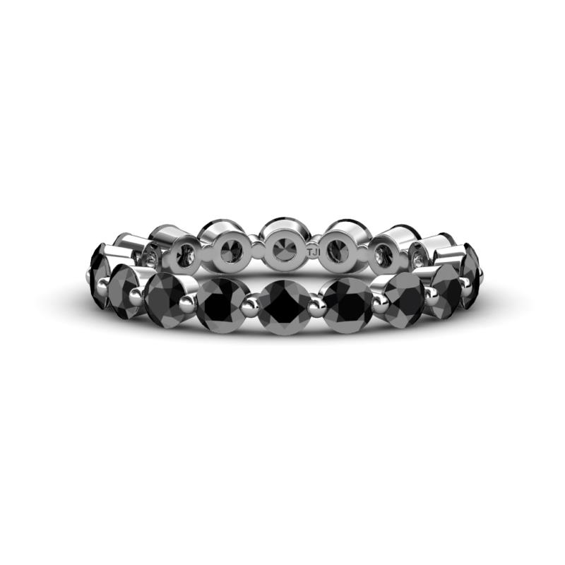 Valerie 3.50 mm Black Diamond Eternity Band 
