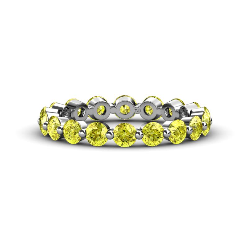 Valerie 3.50 mm Yellow Diamond Eternity Band 