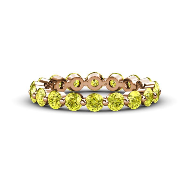 Valerie 3.50 mm Yellow Diamond Eternity Band 
