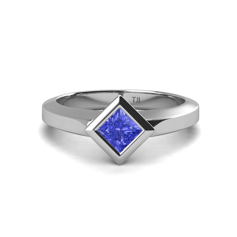 Emilia 6.00 mm Princess Cut Tanzanite Solitaire Engagement Ring 