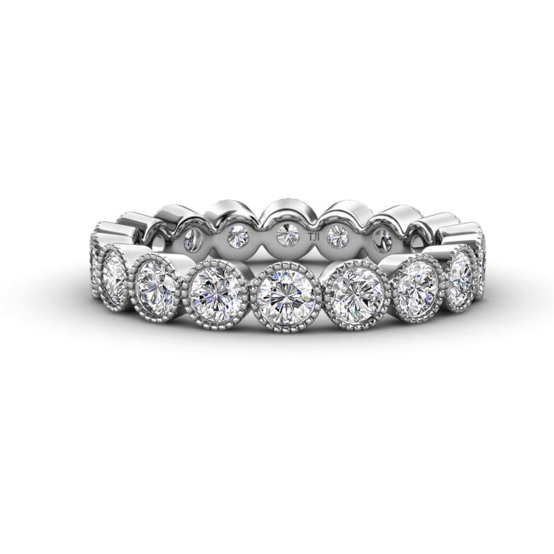 Arria 3.00 mm Forever One Moissanite Eternity Band 