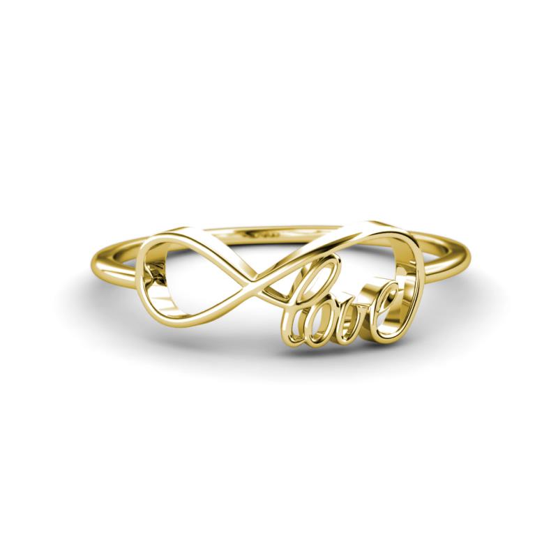 Anesa Bold Infinity Love Minimalist Promise Ring 
