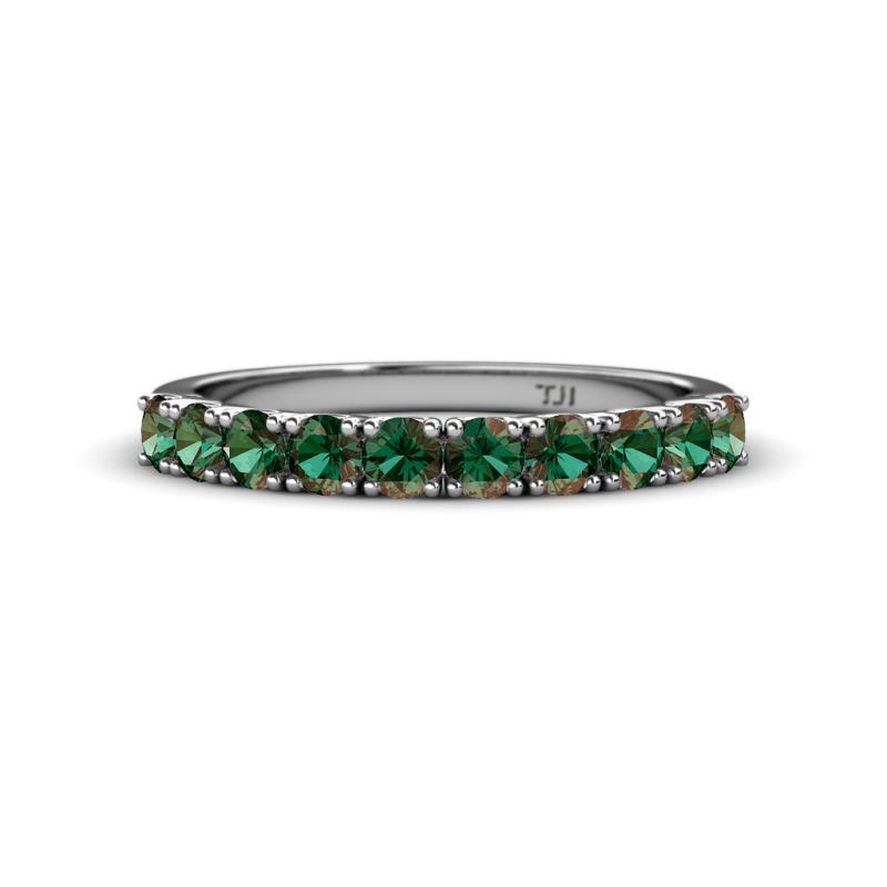 Emlynn 3.00 mm Lab Created Alexandrite 10 Stone Wedding Band 