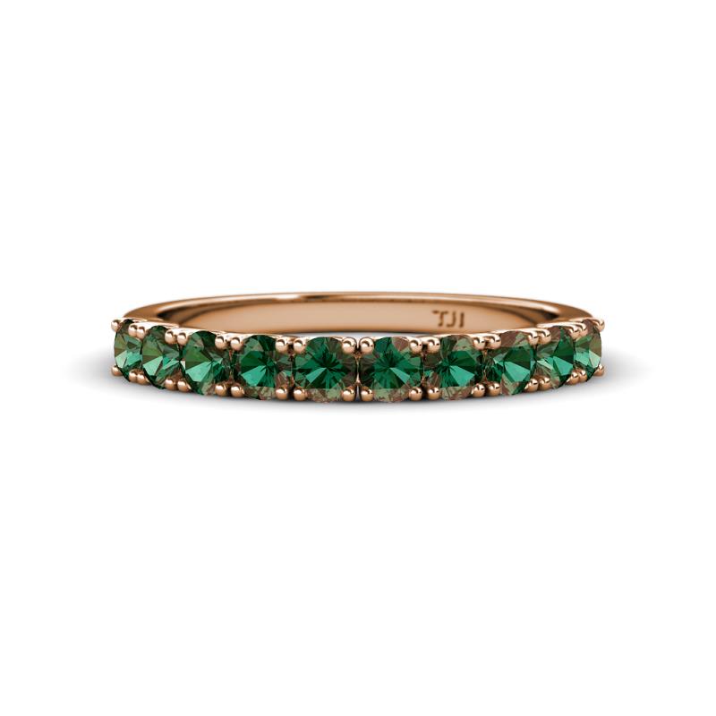 Emlynn 3.00 mm Lab Created Alexandrite 10 Stone Wedding Band 