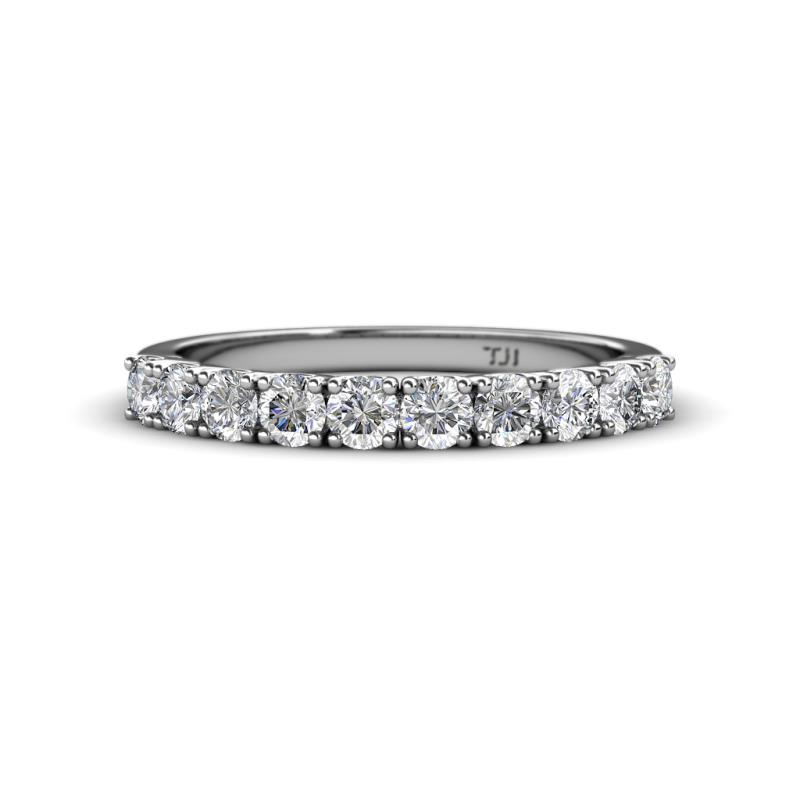 Emlynn 3.00 mm Diamond 10 Stone Wedding Band 