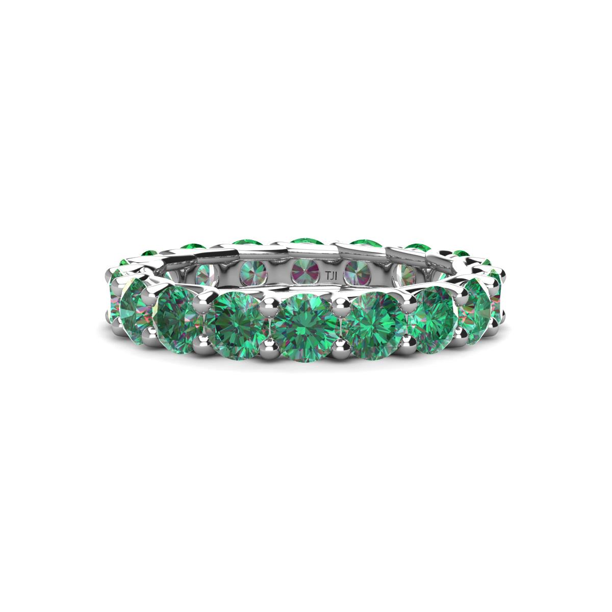 Laida 3.80 mm Created Alexandrite Eternity Band 
