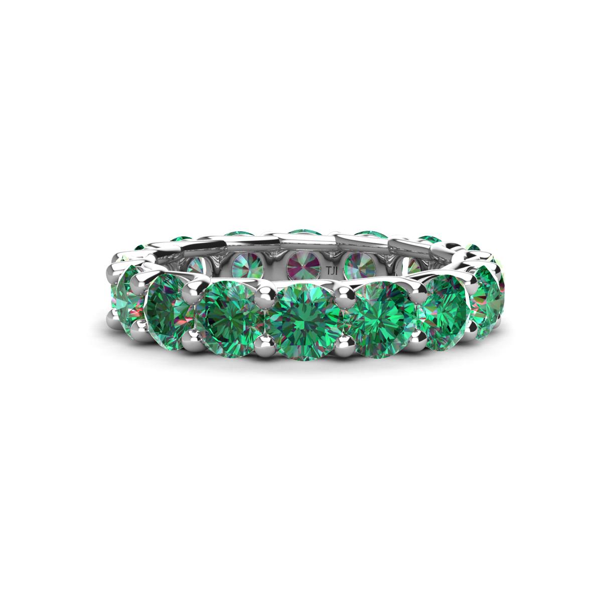 Laida 4.00 mm Lab Created Alexandrite Eternity Band 