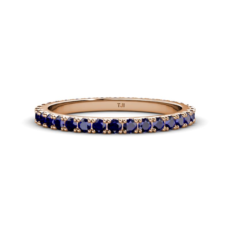 Lara 2.40 mm Blue Sapphire Eternity Band 