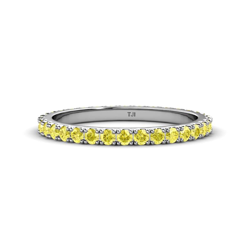 Lara 2.40 mm Yellow Sapphire Eternity Band 