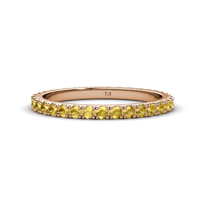 Lara 2.40 mm Citrine Eternity Band 