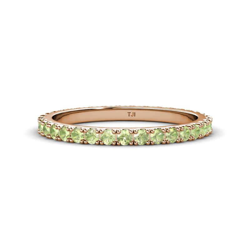 Lara 2.40 mm Peridot Eternity Band 