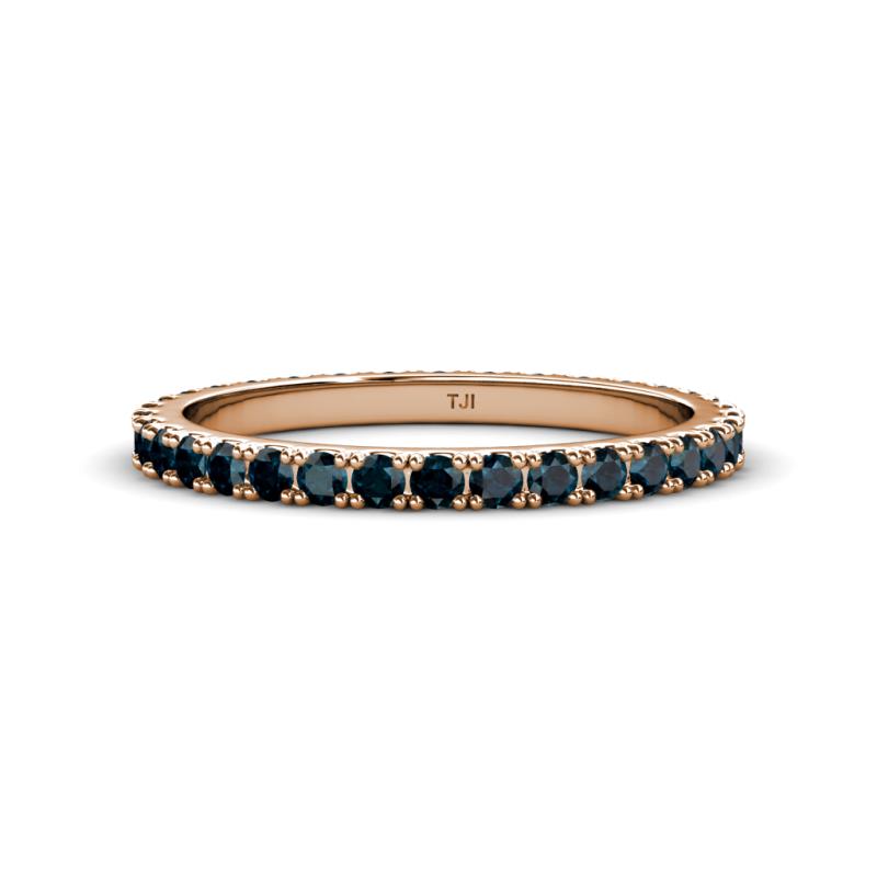 Lara 2.40 mm Blue Diamond Eternity Band 