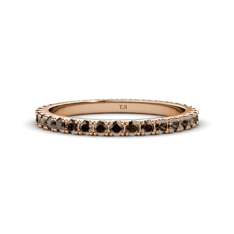 Lara 2.40 mm Smoky Quartz Eternity Band 