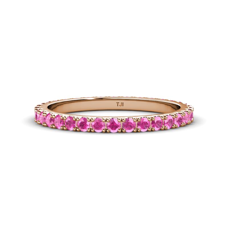 Lara 2.40 mm Pink Sapphire Eternity Band 