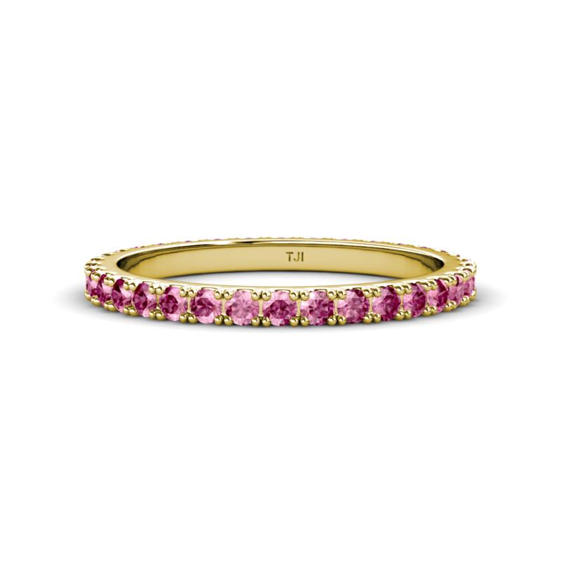 Lara 2.40 mm Pink Tourmaline Eternity Band 