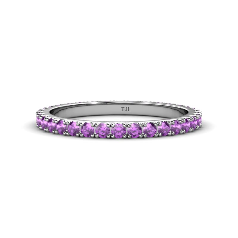 Lara 2.40 mm Amethyst Eternity Band 
