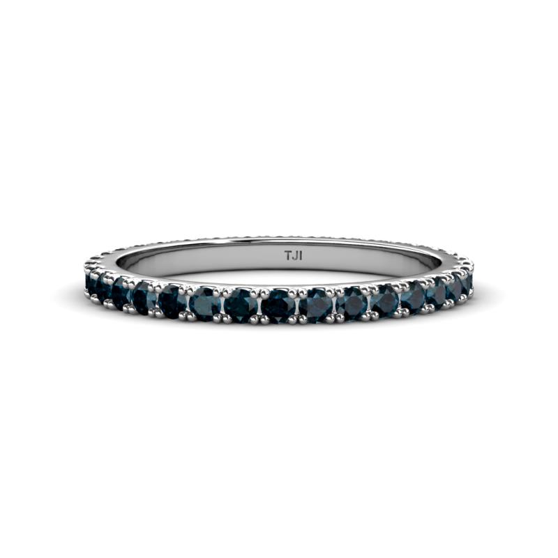 Lara 2.40 mm Blue Diamond Eternity Band 