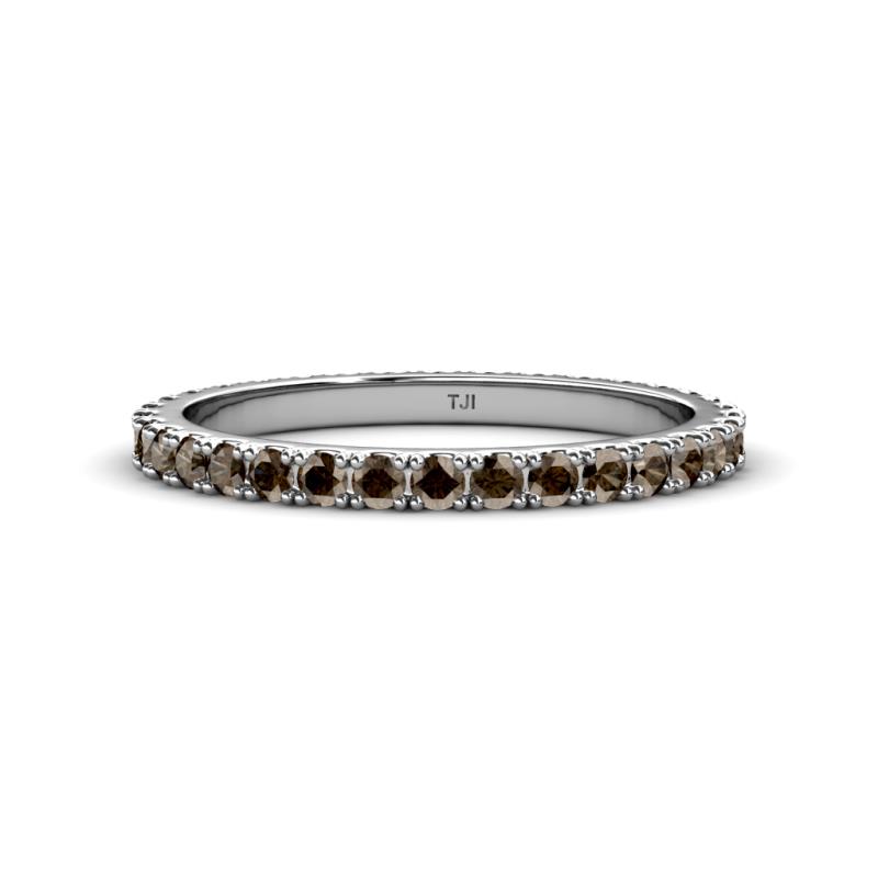 Lara 2.40 mm Smoky Quartz Eternity Band 