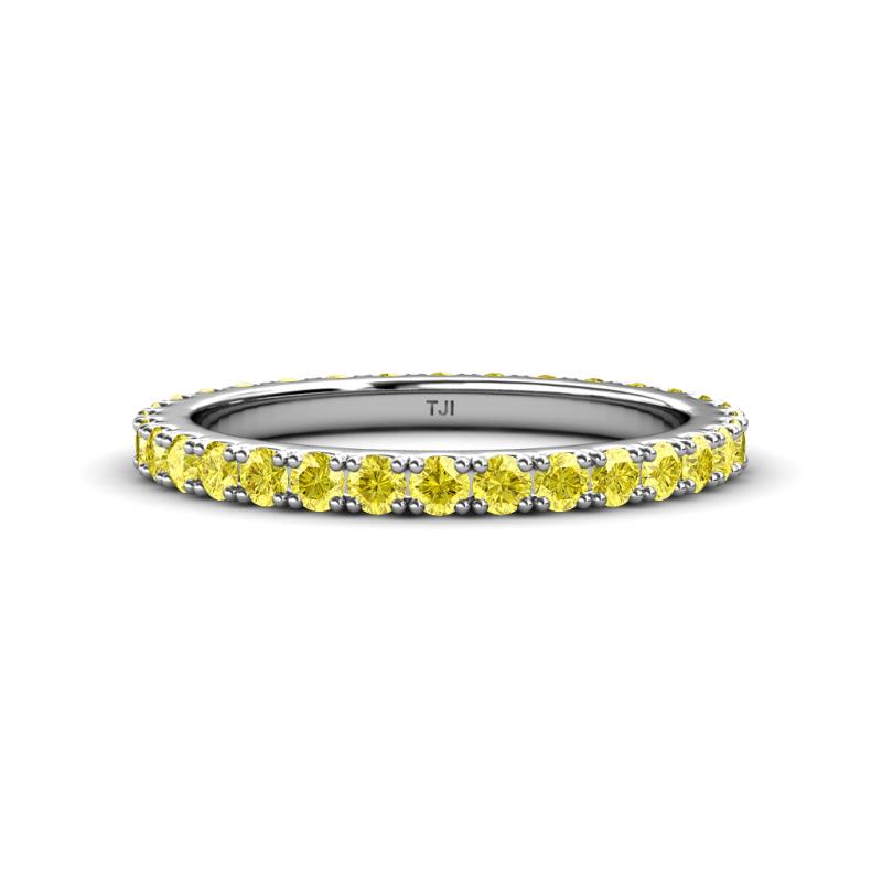 Lara 2.70 mm Yellow Sapphire Eternity Band 
