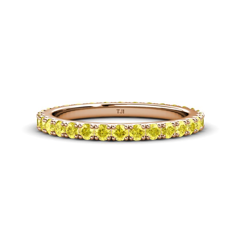 Lara 2.70 mm Yellow Sapphire Eternity Band 