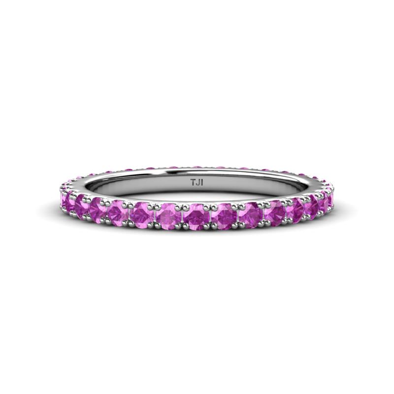 Lara 2.70 mm Amethyst Eternity Band 