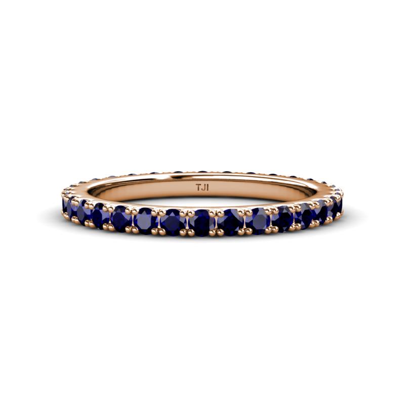 Lara 2.70 mm Blue Sapphire Eternity Band 