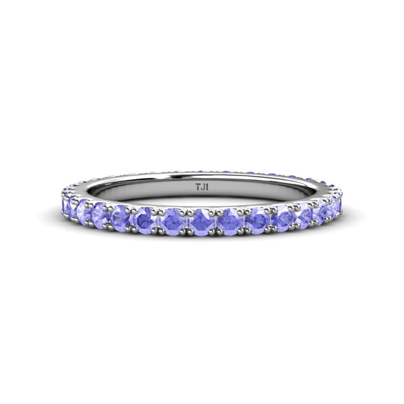 Lara 2.70 mm Tanzanite Eternity Band 