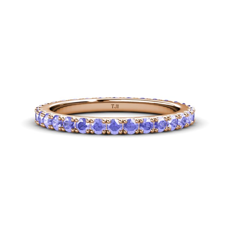 Lara 2.70 mm Tanzanite Eternity Band 