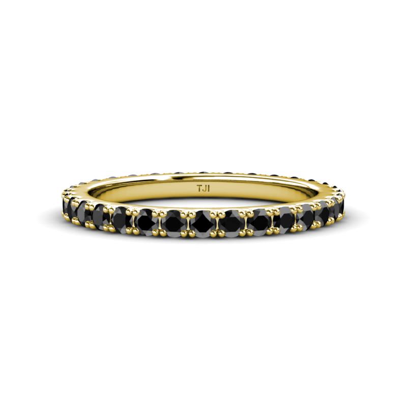 Lara 2.70 mm Black Diamond Eternity Band 