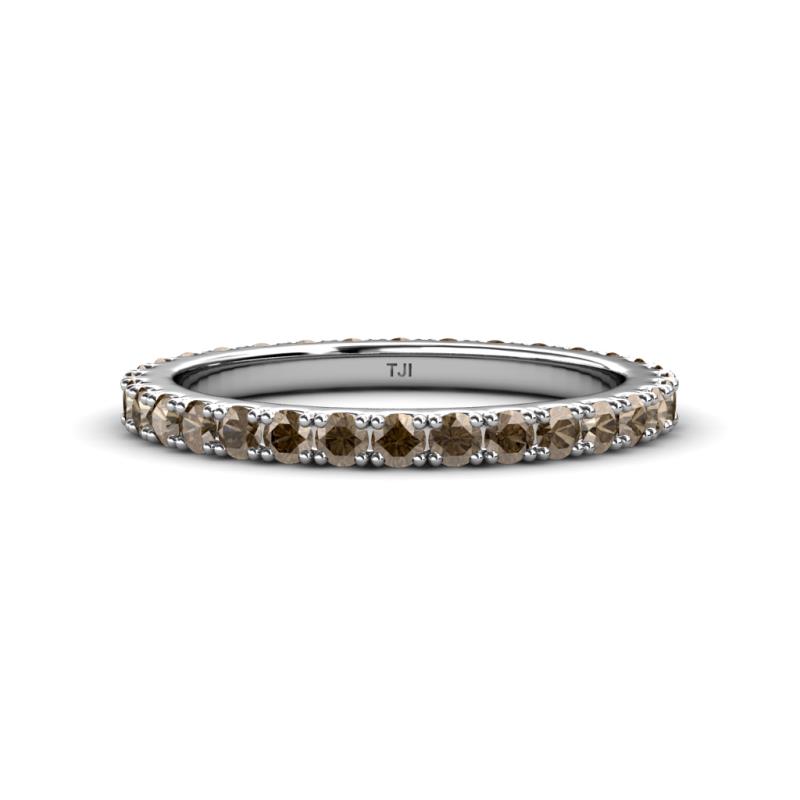 Lara 2.70 mm Smoky Quartz Eternity Band 