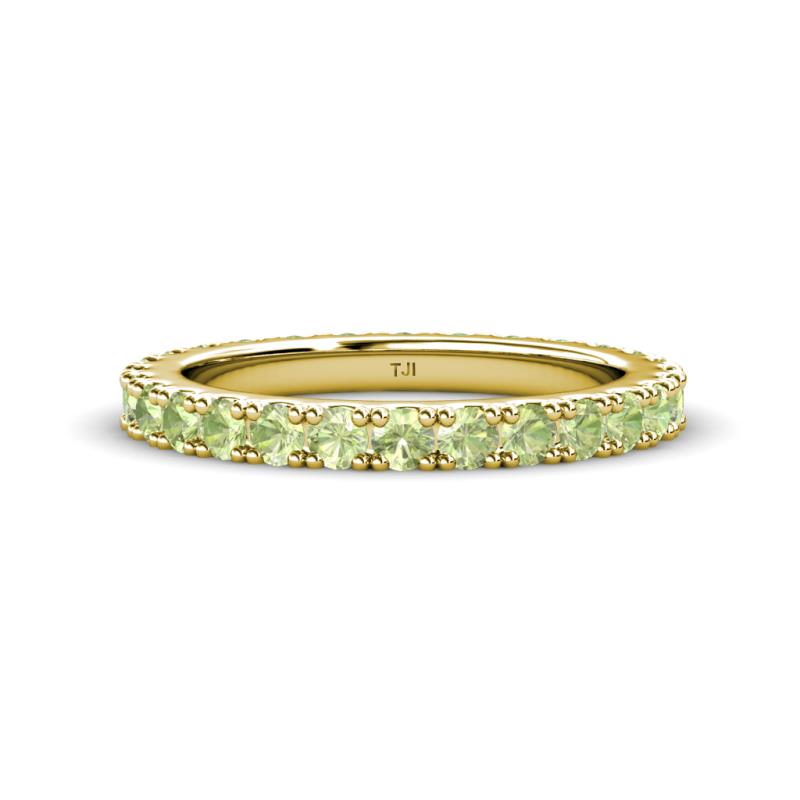 Lara 3.00 mm Peridot Eternity Band 