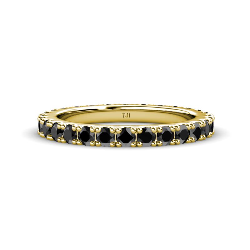 Lara 3.00 mm Black Diamond Eternity Band 