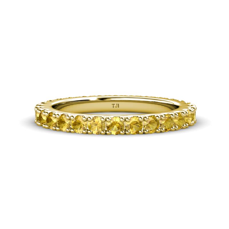 Lara 3.00 mm Citrine Eternity Band 