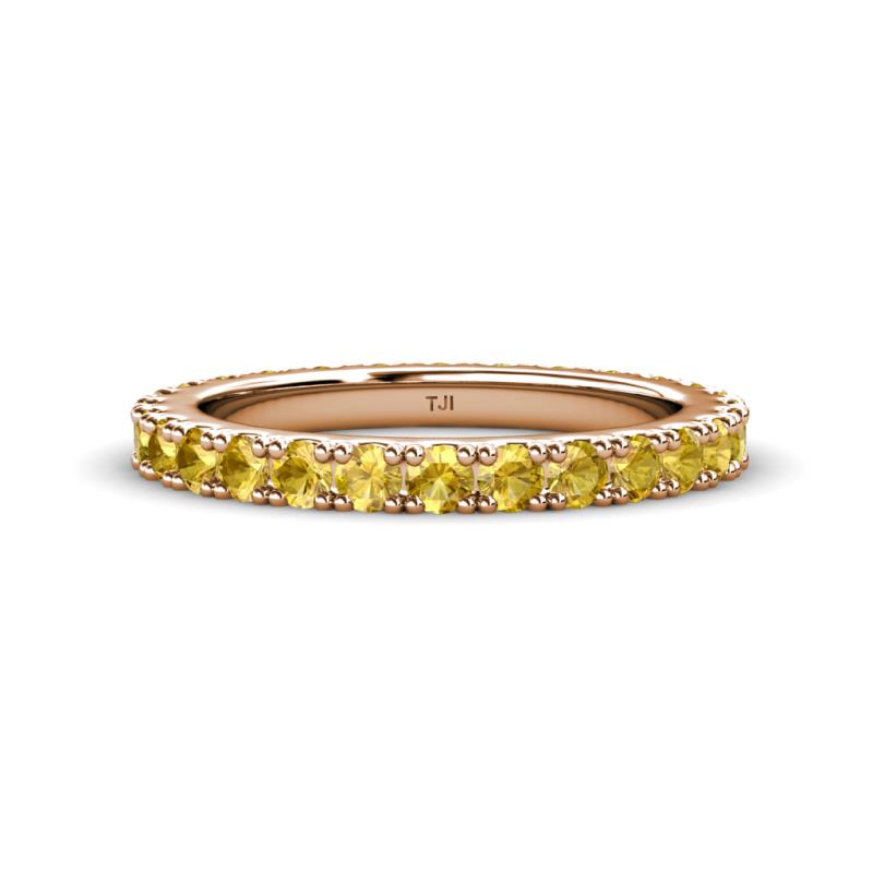 Lara 3.00 mm Citrine Eternity Band 