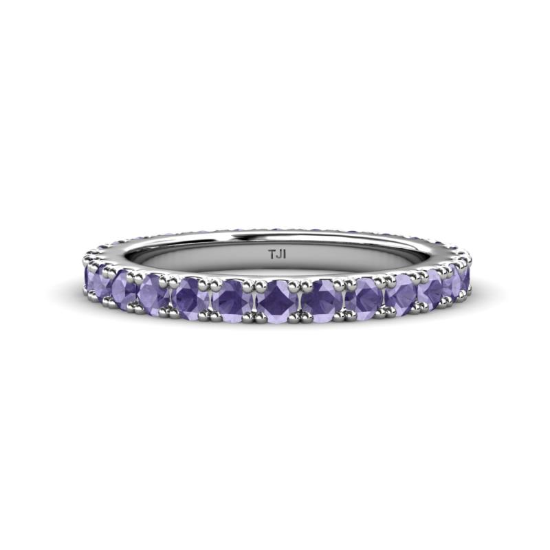 Lara 3.00 mm Iolite Eternity Band 