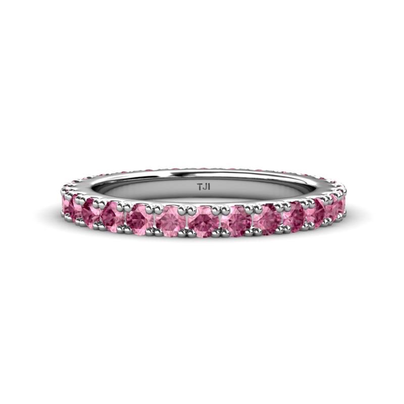 Lara 3.00 mm Pink Tourmaline Eternity Band 