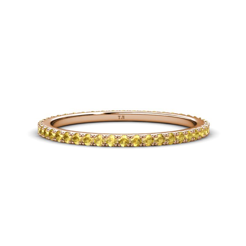 Lara 1.70 mm Citrine Eternity Band 
