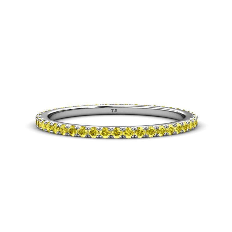 Lara 1.70 mm Yellow Sapphire Eternity Band 