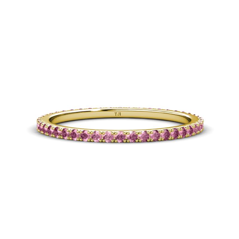 Lara 1.70 mm Pink Tourmaline Eternity Band 