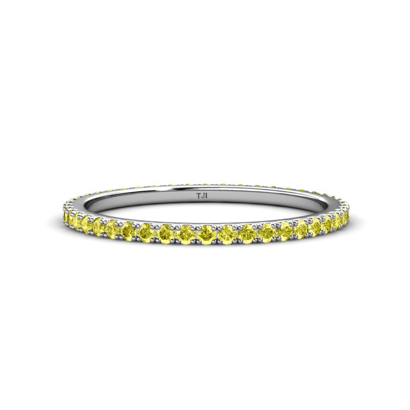 Lara 1.70 mm Yellow Diamond Eternity Band 