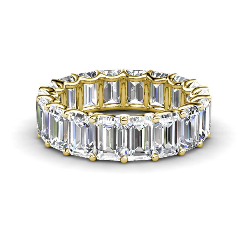 Victoria 6x4 mm Emerald Cut Lab Grown Diamond Eternity Band 