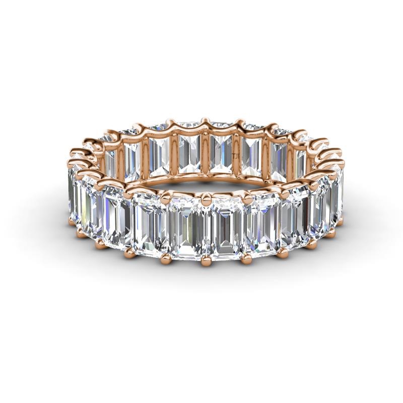 Victoria 5x3 mm Emerald Cut Lab Grown Diamond Eternity Band 