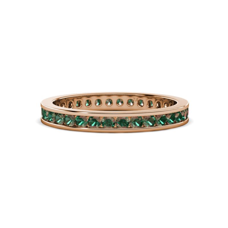 Celina 2.00 mm Round Lab Created Alexandrite Eternity Band 