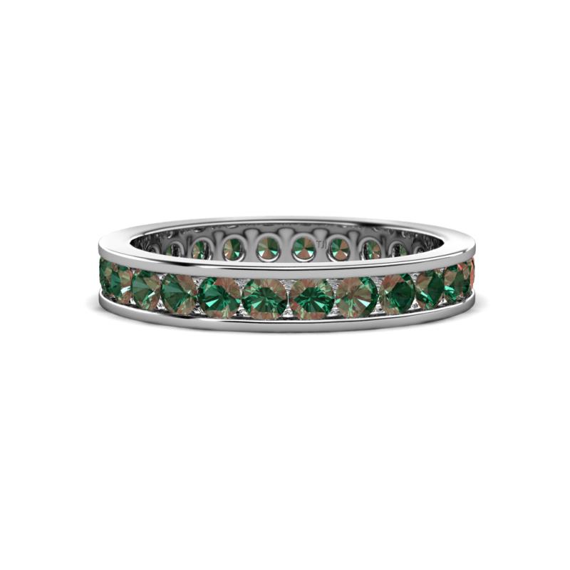 Celina 2.70 mm Round Lab Created Alexandrite Eternity Band 