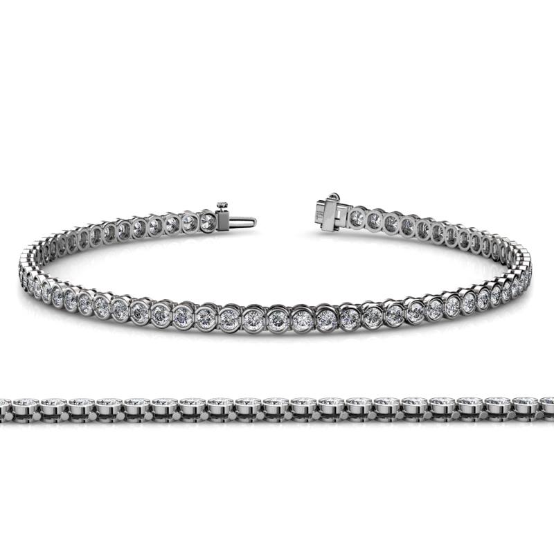 Tiara 2.00 mm Diamond Eternity Tennis Bracelet 