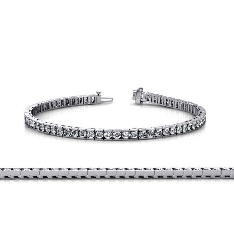 Abril 2.00 mm Diamond Eternity Tennis Bracelet 