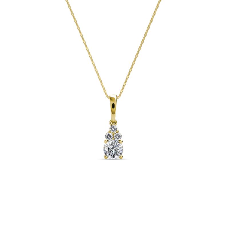 Ofra Round Diamond Pendant 
