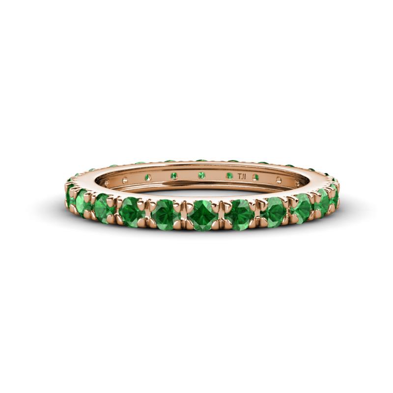 Gracie 1.68 ctw Green Garnet (2.70 mm) Women Eternity Band 